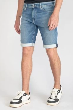 LE TEMPS DES CERISES Bermuda Jogg Bleu Clair -Mode Mix Soldes 181 jhrjogg00wm114 3001 04