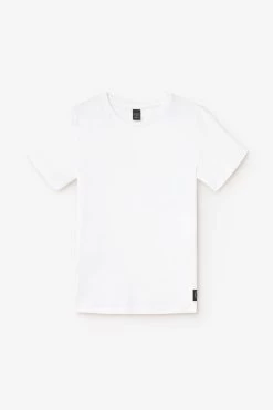 T-shirt Brown Blanc -Mode Mix Soldes 201 hbrown0000000mc 1001 imaged8