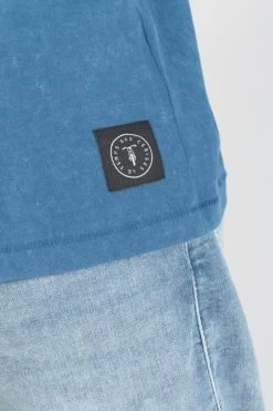 LE TEMPS DES CERISES T-shirt Brown Bleu Délavé -Mode Mix Soldes 201 hbrown0000000mc 3939 imaged2