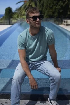 LE TEMPS DES CERISES T-shirt Brown Vert D'eau