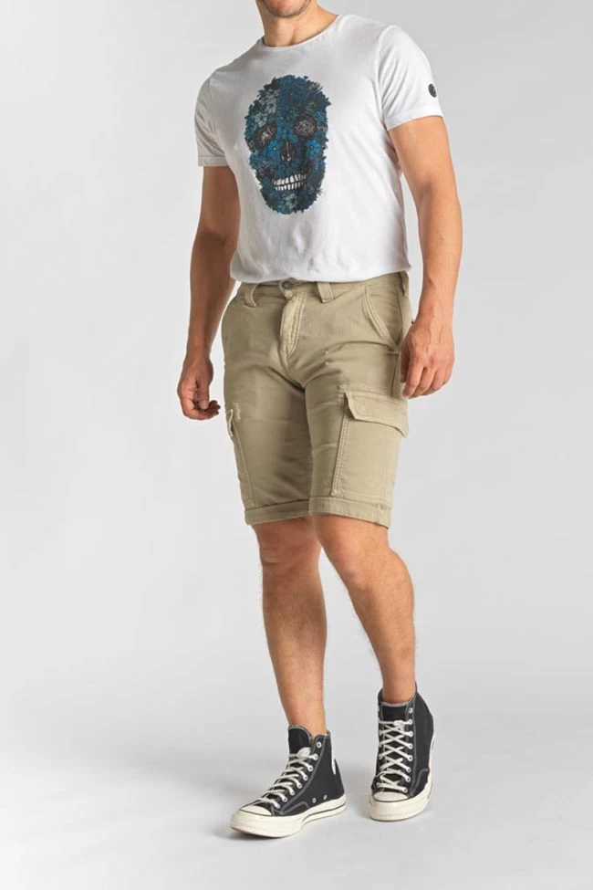 LE TEMPS DES CERISES Bermuda Army Jogg Damon Beige 7 LE TEMPS DES CERISES Bermuda Army Jogg Damon Beige – Image 5