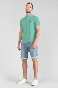 LE TEMPS DES CERISES Polo Dylon Vert D'eau -Mode Mix Soldes 211 hdylon0000000mc 9966 imaged5