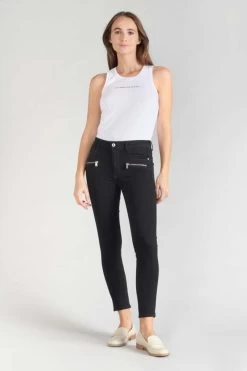 LE TEMPS DES CERISES Dado Pulp Slim Taille Haute 7/8ème Jeans Noir N°0 -Mode Mix Soldes 211 jfrdado00w6004 0403 imaged5