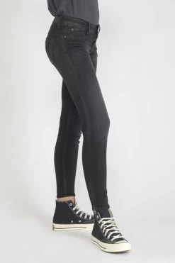 LE TEMPS DES CERISES Pulp Slim 7/8ème Jeans Noir N°1 -Mode Mix Soldes 211 jfrpulp00w1161 0403 imaged2