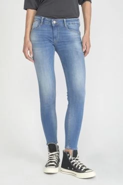 LE TEMPS DES CERISES Pulp Slim 7/8ème Jeans Bleu N°4