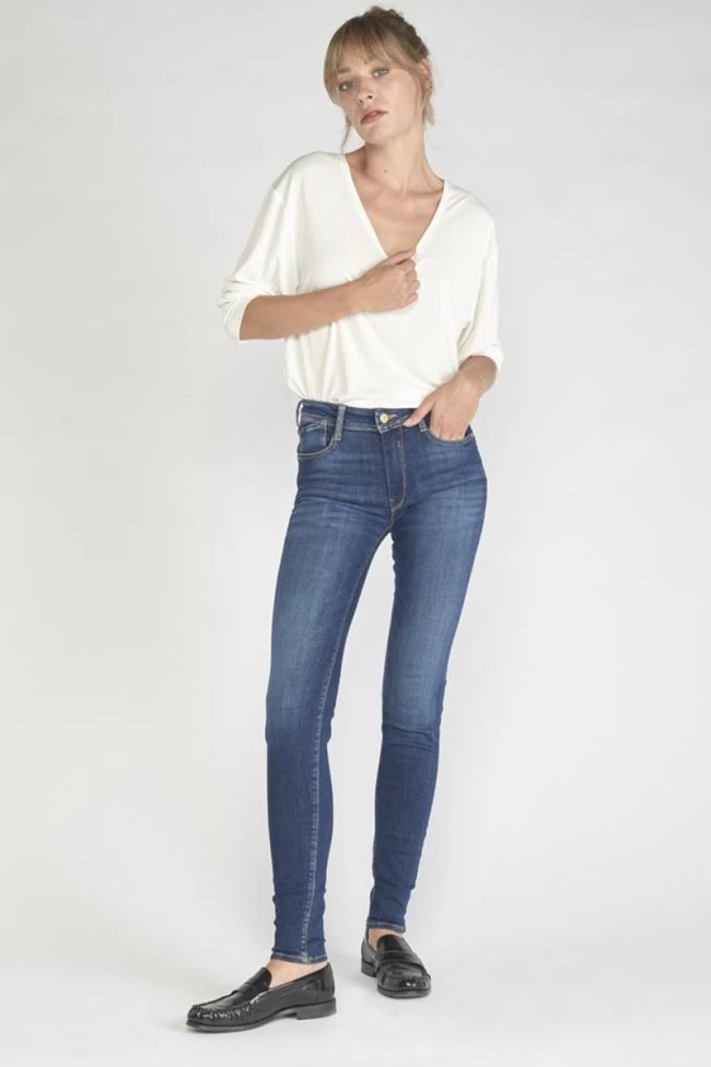 LE TEMPS DES CERISES Vivi Pulp Slim Taille Haute Jeans Bleu N°1 9 LE TEMPS DES CERISES Vivi Pulp Slim Taille Haute Jeans Bleu N°1 – Image 7