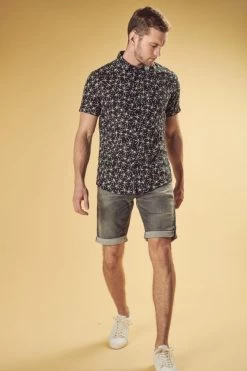 Bermuda Jogg If Gris Délavé