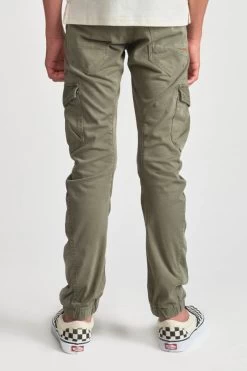 LE TEMPS DES CERISES Pantalon Tobati Tapered Arqué Kaki -Mode Mix Soldes 212 btobati00wpig 9003 imaged5