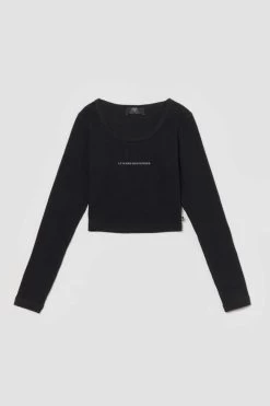 LE TEMPS DES CERISES Crop Top Virginia Noir