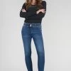 LE TEMPS DES CERISES Asti Ultra Pulp Slim Taille Haute 7/8ème Jeans Bleu N°2 -Mode Mix Soldes 212 jfasti00w1265 3001 image3