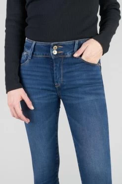 LE TEMPS DES CERISES Asti Ultra Pulp Slim Taille Haute 7/8ème Jeans Bleu N°2 -Mode Mix Soldes 212 jfasti00w1265 3001 imaged1