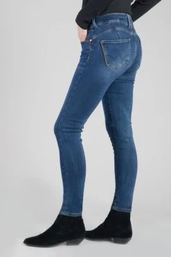 LE TEMPS DES CERISES Asti Ultra Pulp Slim Taille Haute 7/8ème Jeans Bleu N°2 -Mode Mix Soldes 212 jfasti00w1265 3001 imaged2