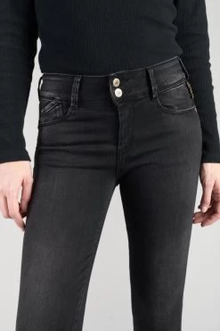 LE TEMPS DES CERISES Bari Ultra Pulp Slim Taille Haute 7/8ème Jeans Noir N°1 -Mode Mix Soldes 212 jfbari00w2115 0001 imaged2