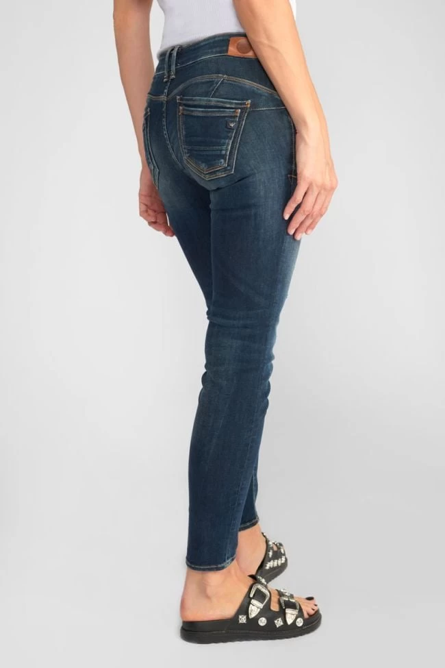 LE TEMPS DES CERISES Sib Pulp Slim 7/8ème Jeans Destroy Vintage Bleu N°2 6 LE TEMPS DES CERISES Sib Pulp Slim 7/8ème Jeans Destroy Vintage Bleu N°2 – Image 4