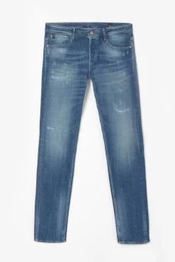 LE TEMPS DES CERISES Basic 600/11 Regular Jeans Destroy Bleu N°3