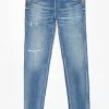 LE TEMPS DES CERISES Groov 700/11 Adjusted Jeans Destroy Bleu N°4 -Mode Mix Soldes 212 jhr711grow1293 3001 image3