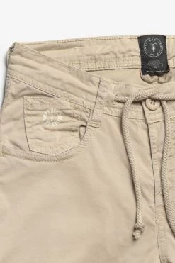 LE TEMPS DES CERISES Pantalon Patos Tapered Arqué Beige -Mode Mix Soldes 221 bpatos000wpig 1126 imaged1
