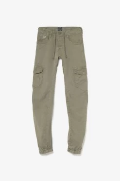 LE TEMPS DES CERISES Pantalon Patos Tapered Arqué Kaki
