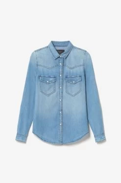 LE TEMPS DES CERISES Chemise En Jeans Juanita Bleu Clair 15 LE TEMPS DES CERISES Chemise En Jeans Juanita Bleu Clair -Mode Mix Soldes 221 fjuanitaw1360 3001 imaged8