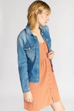 LE TEMPS DES CERISES Veste En Jeans Lilly Bleu -Mode Mix Soldes 221 flilly00w3043 3001 imaged1