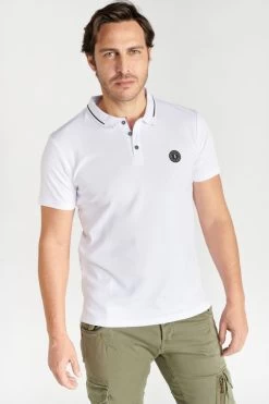 LE TEMPS DES CERISES Polo Aron Blanc -Mode Mix Soldes 221 haron00000000ml 1001 imaged2