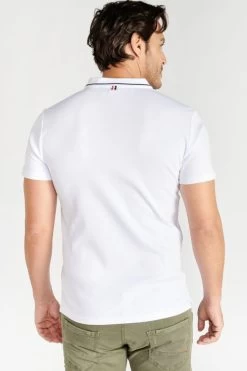 LE TEMPS DES CERISES Polo Aron Blanc -Mode Mix Soldes 221 haron00000000ml 1001 imaged5