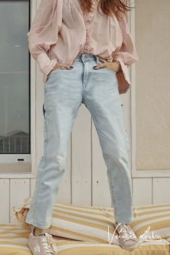 LE TEMPS DES CERISES Charpentier Boyfit By Véronika Loubry Jeans Bleu N°5 -Mode Mix Soldes 221 jfcharpew1363ve 3001 imaged1