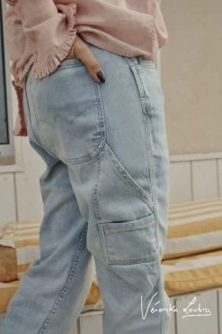 LE TEMPS DES CERISES Charpentier Boyfit By Véronika Loubry Jeans Bleu N°5 -Mode Mix Soldes 221 jfcharpew1363ve 3001 imaged2