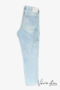 LE TEMPS DES CERISES Charpentier Boyfit By Véronika Loubry Jeans Bleu N°5 -Mode Mix Soldes 221 jfcharpew1363ve 3001 imaged5