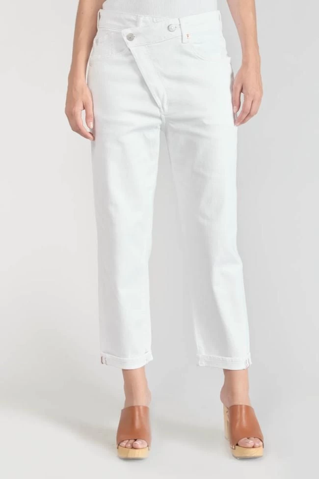 LE TEMPS DES CERISES Cosy Boyfit 7/8ème Jeans Blanc 4 LE TEMPS DES CERISES Cosy Boyfit 7/8ème Jeans Blanc – Image 2