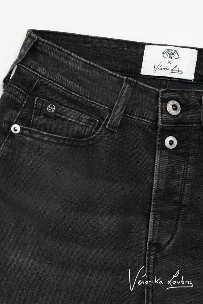 LE TEMPS DES CERISES Drolon 400/18 Mom By Véronika Loubry Jeans Noir N°1 9 LE TEMPS DES CERISES Drolon 400/18 Mom By Véronika Loubry Jeans Noir N°1 – Image 7