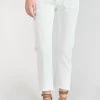LE TEMPS DES CERISES Pricilia Taille Haute 7/8ème Destroy Jeans Blanc -Mode Mix Soldes 221 jfpricilwblad 1001 image3