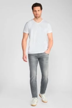 LE TEMPS DES CERISES Basic 700/11 Adjusted Jeans Gris N°3 -Mode Mix Soldes 221 jh711basw1321 0003 imaged2