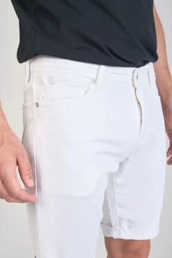 LE TEMPS DES CERISES Bermuda Jogg Bodo Blanc -Mode Mix Soldes 221 jhbodo000wpig 1001 imaged4