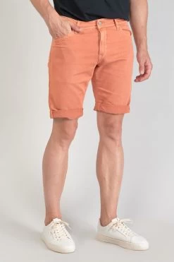 LE TEMPS DES CERISES Bermuda Jogg Bodo Corail -Mode Mix Soldes 221 jhbodo000wpig 1012 imaged5