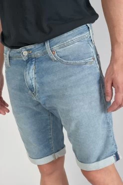 LE TEMPS DES CERISES Bermuda Jogg Lo Bleu Délavé -Mode Mix Soldes 221 jhjogglow5107 3001 imaged4