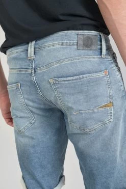 LE TEMPS DES CERISES Bermuda Jogg Lo Bleu Délavé -Mode Mix Soldes 221 jhjogglow5107 3001 imaged5