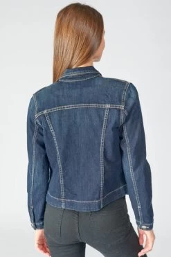 LE TEMPS DES CERISES Veste En Jeans Lilly Bleu Foncé -Mode Mix Soldes 222 flilly00w3051 3001 imaged2
