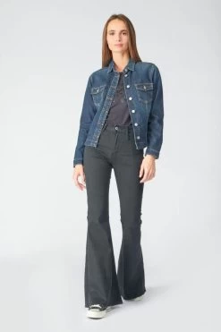 LE TEMPS DES CERISES Veste En Jeans Lilly Bleu Foncé -Mode Mix Soldes 222 flilly00w3051 3001 imaged5