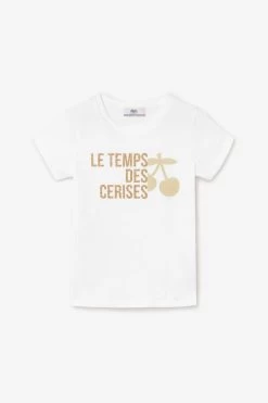 LE TEMPS DES CERISES T-shirt Nastiagi écru Imprimé