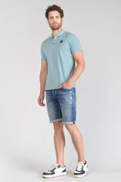 LE TEMPS DES CERISES Polo Aron Bleu-gris -Mode Mix Soldes 222 haron00000000mc 3777 imaged5