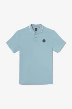 LE TEMPS DES CERISES Polo Aron Bleu-gris -Mode Mix Soldes 222 haron00000000mc 3777 imaged8