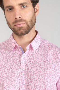 LE TEMPS DES CERISES Chemise Brotel Rose à Motif Fleuri -Mode Mix Soldes 222 hbrotel000000ml 5001 imaged1
