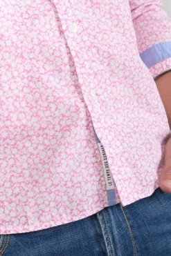LE TEMPS DES CERISES Chemise Brotel Rose à Motif Fleuri -Mode Mix Soldes 222 hbrotel000000ml 5001 imaged2