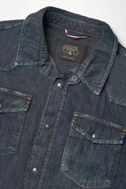 LE TEMPS DES CERISES Chemise Juanito En Jeans Brut -Mode Mix Soldes 222 hjuanitow1421 3001 imaged8
