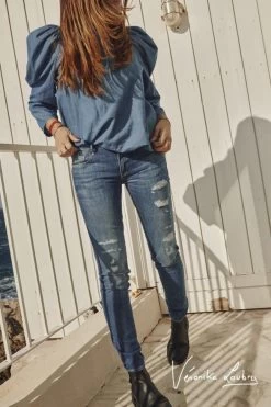 LE TEMPS DES CERISES 300/16 Slim By Véronika Loubry Jeans Bleu N°3 -Mode Mix Soldes 222 jf316liwss280ve 3001 imaged2