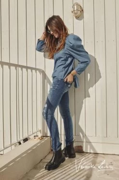 LE TEMPS DES CERISES 300/16 Slim By Véronika Loubry Jeans Bleu N°3 -Mode Mix Soldes 222 jf316liwss280ve 3001 imaged7