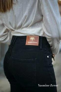 LE TEMPS DES CERISES COLLAB @YASMINE.ZEROC Amour 400/18 Mom Taille Haute 7/8ème Jeans Noir N°1 -Mode Mix Soldes 222 jf418amow9115ys 0403 imaged2