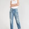 LE TEMPS DES CERISES Cosy Pocket Boyfit 7/8ème Jeans Destroy Bleu N°4 -Mode Mix Soldes 222 jfcosypow1415 3001 image3