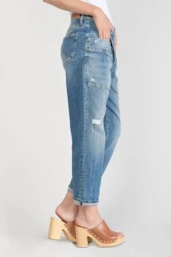 LE TEMPS DES CERISES Cosy Pocket Boyfit 7/8ème Jeans Destroy Bleu N°4 -Mode Mix Soldes 222 jfcosypow1415 3001 imaged2